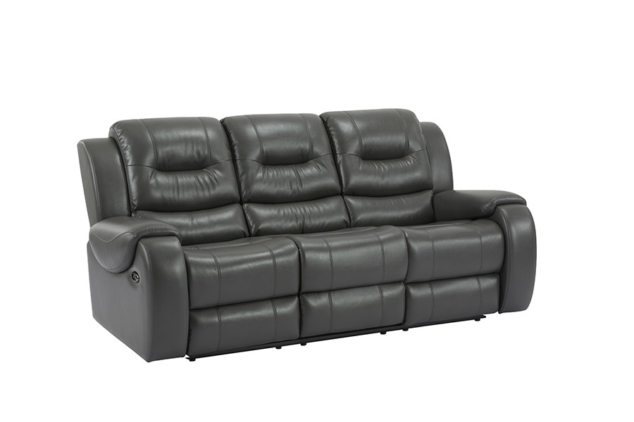 RC-2430 Faux air leather power reclining tatlong seater sofa
