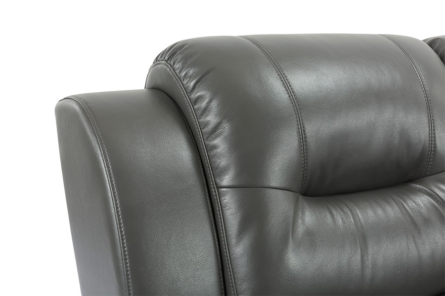 RC-2430 Faux air leather power reclining tatlong seater sofa